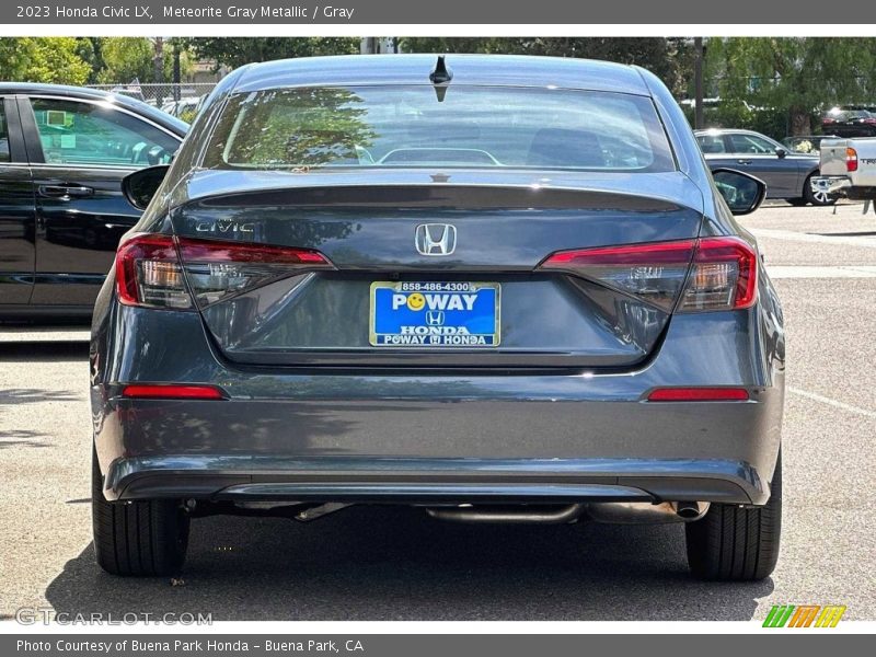 Meteorite Gray Metallic / Gray 2023 Honda Civic LX
