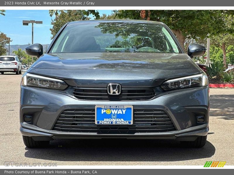 Meteorite Gray Metallic / Gray 2023 Honda Civic LX