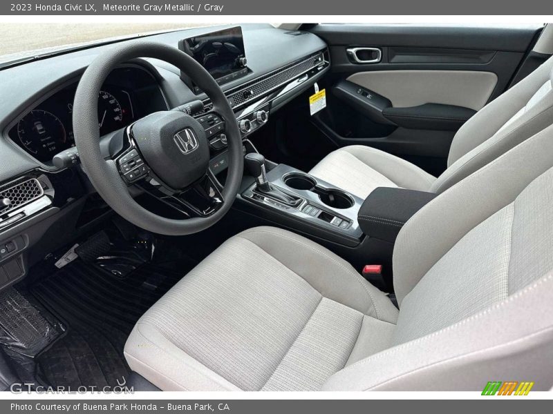  2023 Civic LX Gray Interior