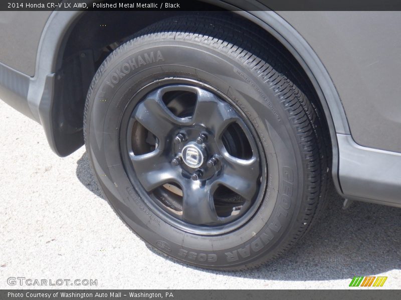 Polished Metal Metallic / Black 2014 Honda CR-V LX AWD
