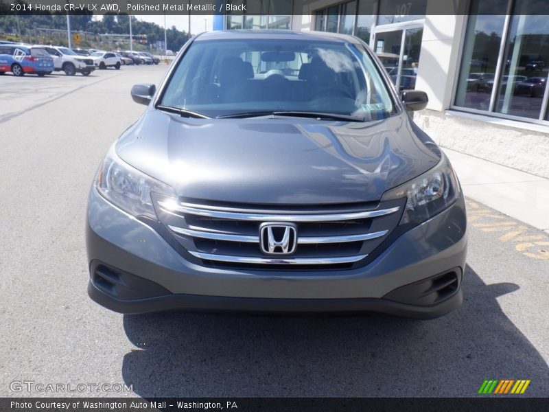 Polished Metal Metallic / Black 2014 Honda CR-V LX AWD
