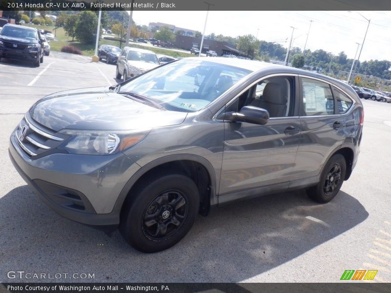 Polished Metal Metallic / Black 2014 Honda CR-V LX AWD