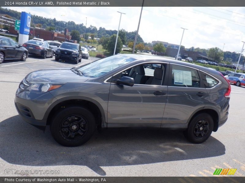 Polished Metal Metallic / Black 2014 Honda CR-V LX AWD