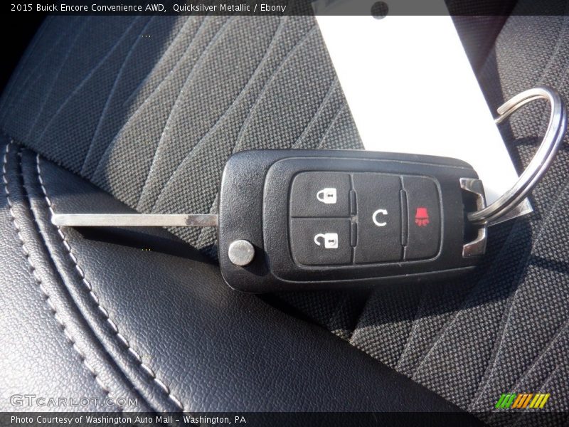Quicksilver Metallic / Ebony 2015 Buick Encore Convenience AWD