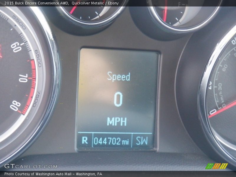 Quicksilver Metallic / Ebony 2015 Buick Encore Convenience AWD