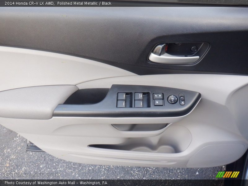 Polished Metal Metallic / Black 2014 Honda CR-V LX AWD