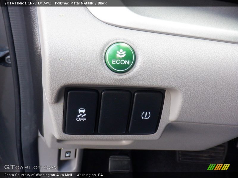Polished Metal Metallic / Black 2014 Honda CR-V LX AWD
