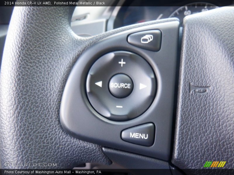 Polished Metal Metallic / Black 2014 Honda CR-V LX AWD