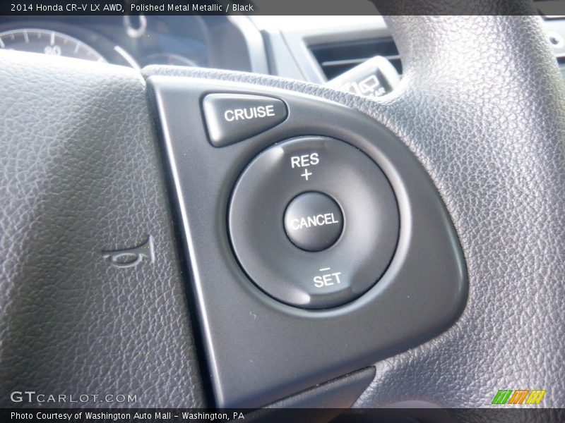 Polished Metal Metallic / Black 2014 Honda CR-V LX AWD