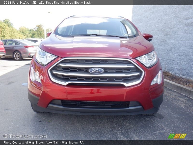 Ruby Red Metallic / Ebony Black 2021 Ford EcoSport SE 4WD