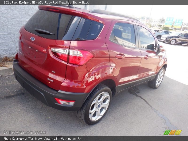 Ruby Red Metallic / Ebony Black 2021 Ford EcoSport SE 4WD