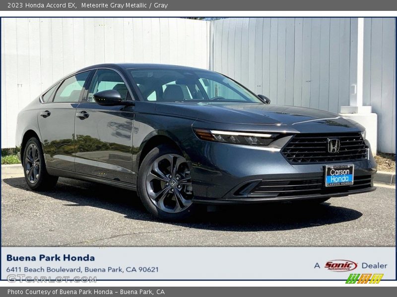 Meteorite Gray Metallic / Gray 2023 Honda Accord EX