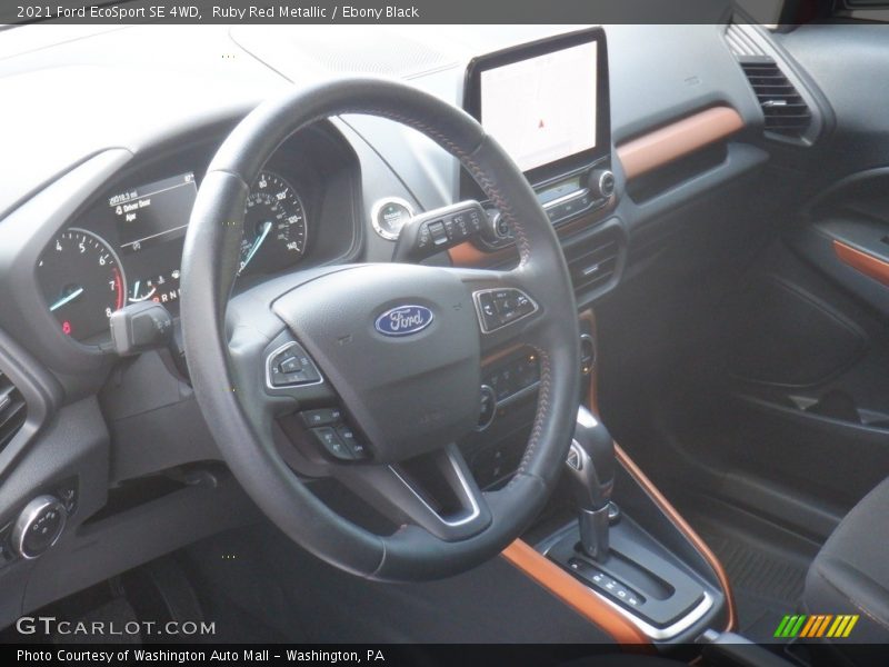 Ruby Red Metallic / Ebony Black 2021 Ford EcoSport SE 4WD