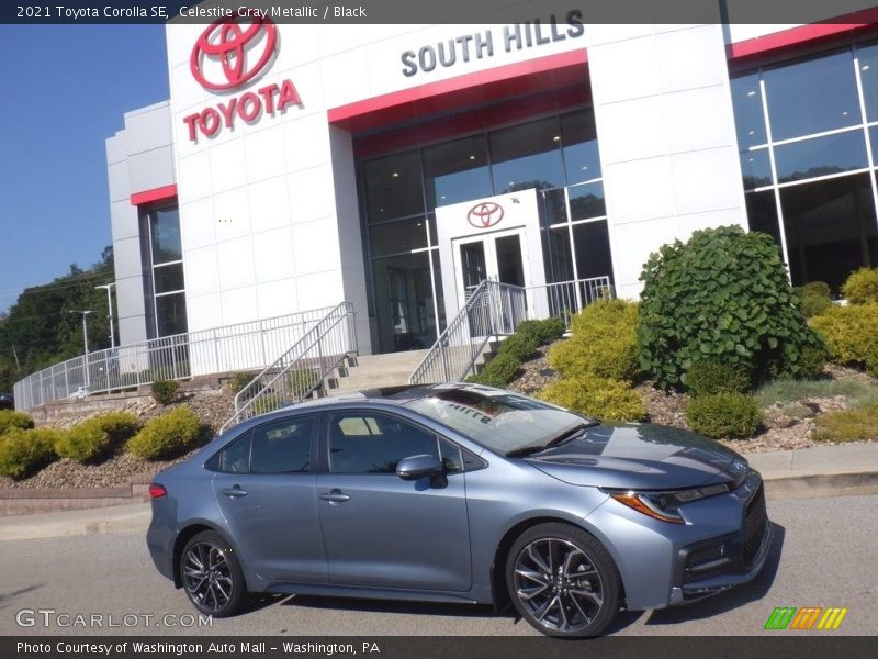 Celestite Gray Metallic / Black 2021 Toyota Corolla SE