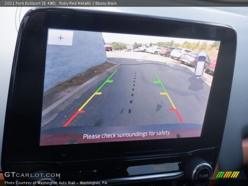Ruby Red Metallic / Ebony Black 2021 Ford EcoSport SE 4WD