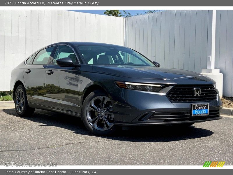 Meteorite Gray Metallic / Gray 2023 Honda Accord EX