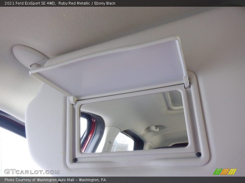 Ruby Red Metallic / Ebony Black 2021 Ford EcoSport SE 4WD