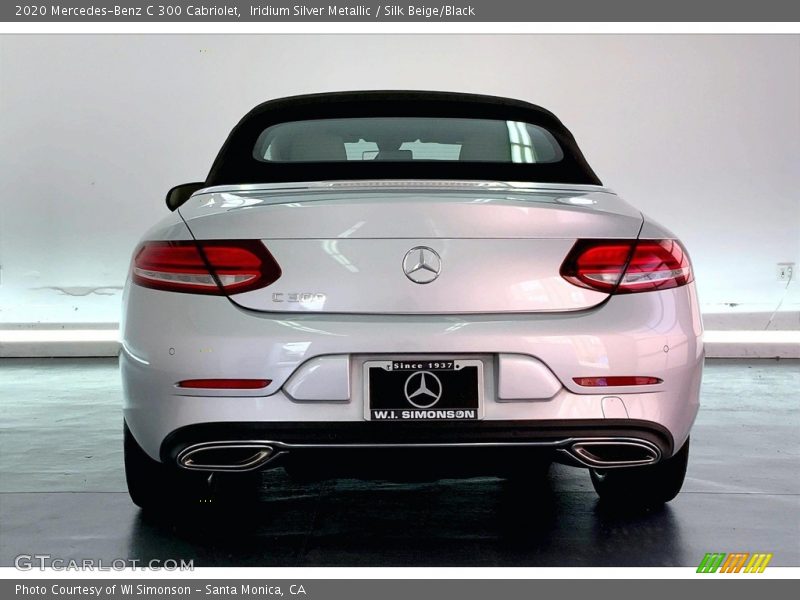 Iridium Silver Metallic / Silk Beige/Black 2020 Mercedes-Benz C 300 Cabriolet