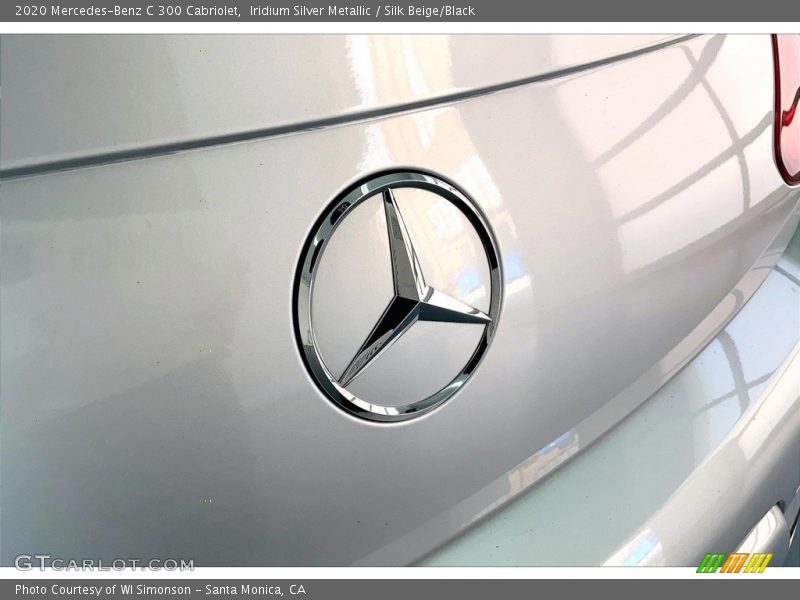 Iridium Silver Metallic / Silk Beige/Black 2020 Mercedes-Benz C 300 Cabriolet