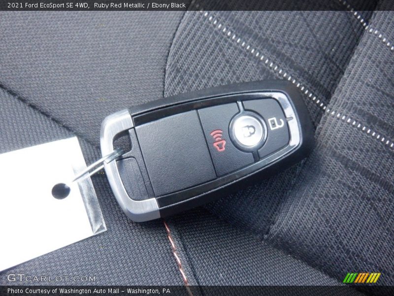 Keys of 2021 EcoSport SE 4WD