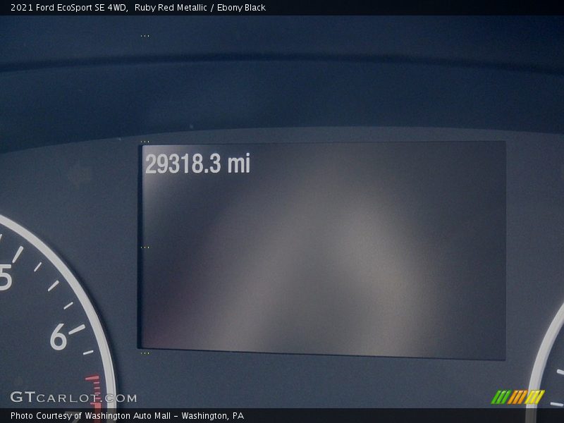 Ruby Red Metallic / Ebony Black 2021 Ford EcoSport SE 4WD