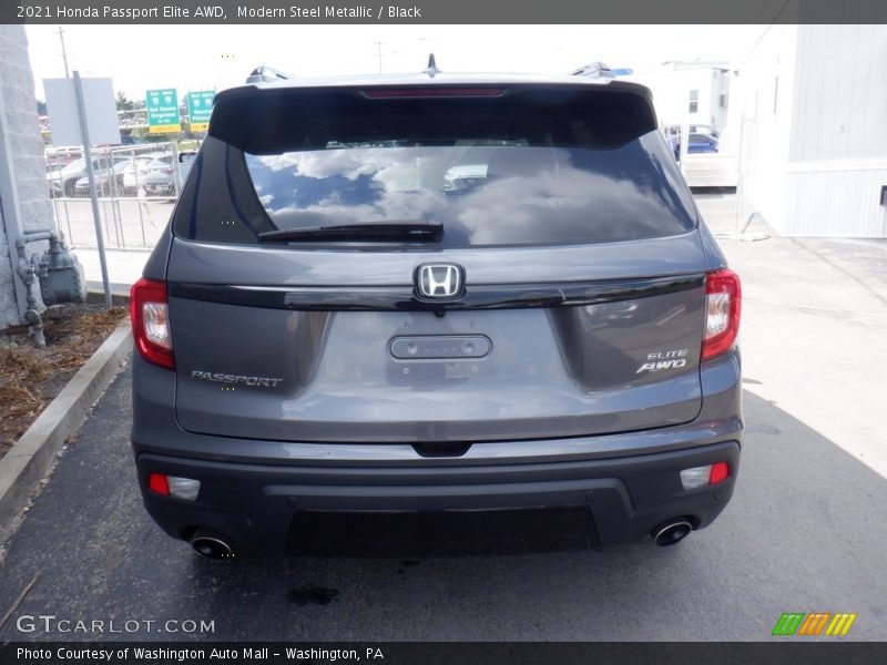 Modern Steel Metallic / Black 2021 Honda Passport Elite AWD