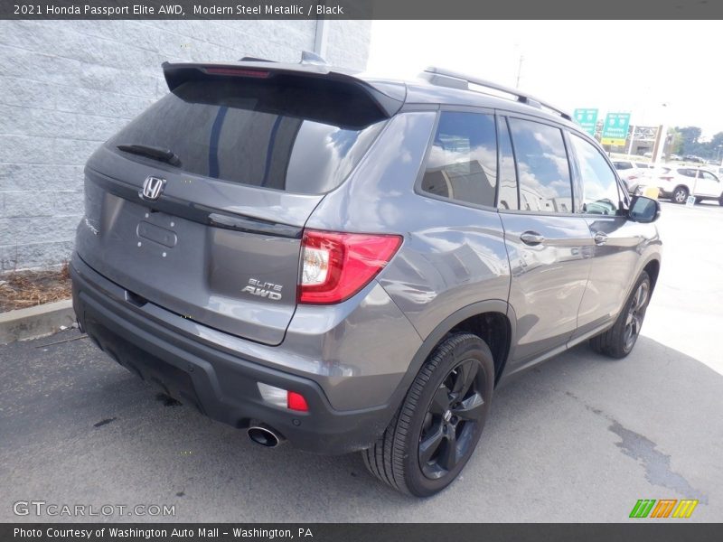 Modern Steel Metallic / Black 2021 Honda Passport Elite AWD