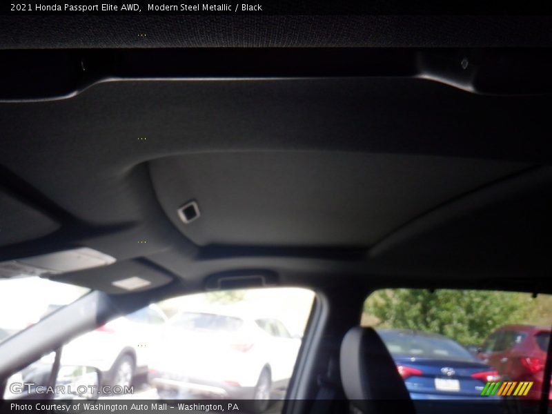 Modern Steel Metallic / Black 2021 Honda Passport Elite AWD