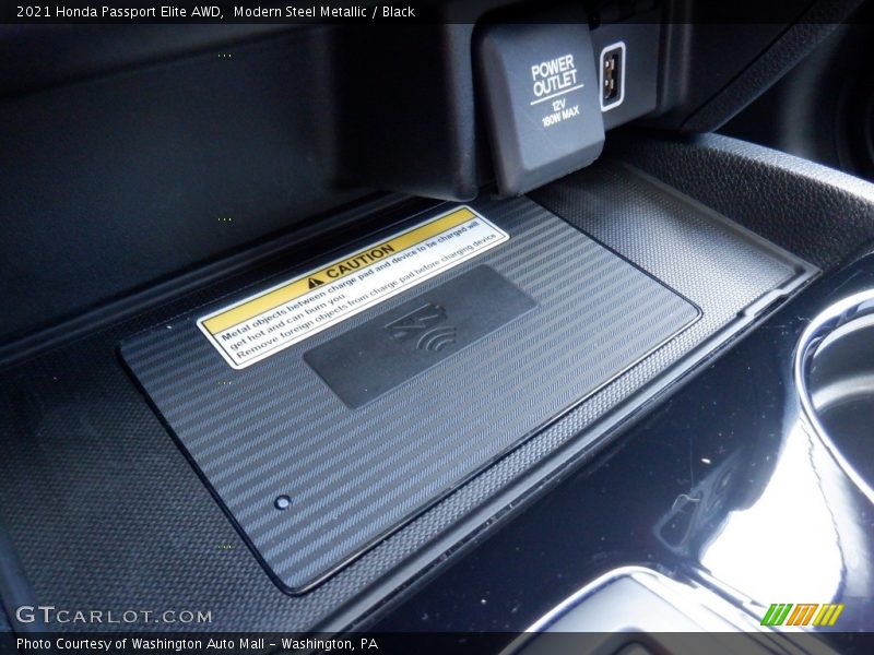 Modern Steel Metallic / Black 2021 Honda Passport Elite AWD