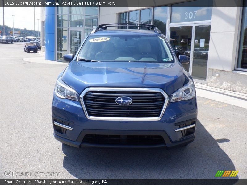 Abyss Blue Pearl / Warm Ivory 2019 Subaru Ascent Premium