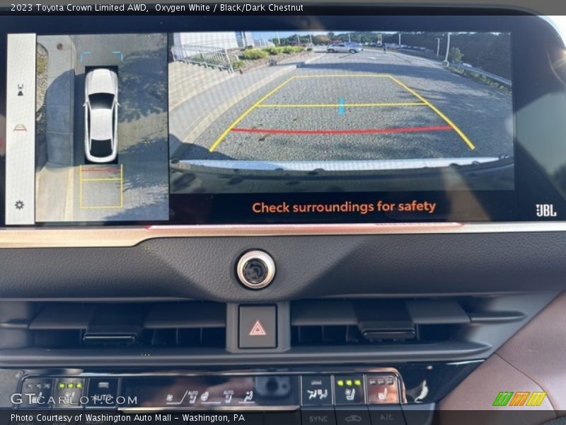 Oxygen White / Black/Dark Chestnut 2023 Toyota Crown Limited AWD