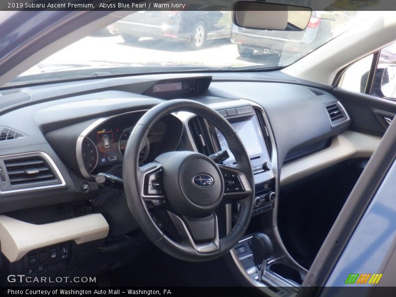 Abyss Blue Pearl / Warm Ivory 2019 Subaru Ascent Premium
