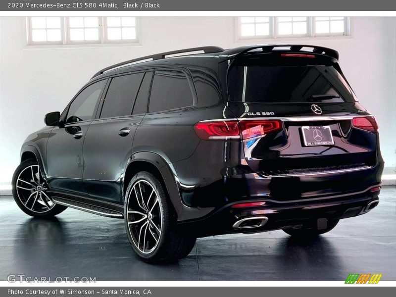 Black / Black 2020 Mercedes-Benz GLS 580 4Matic