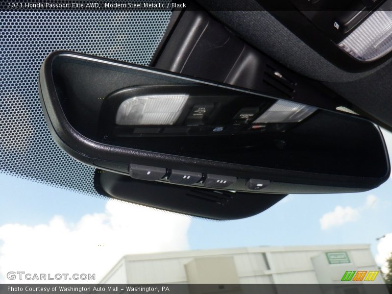 Modern Steel Metallic / Black 2021 Honda Passport Elite AWD