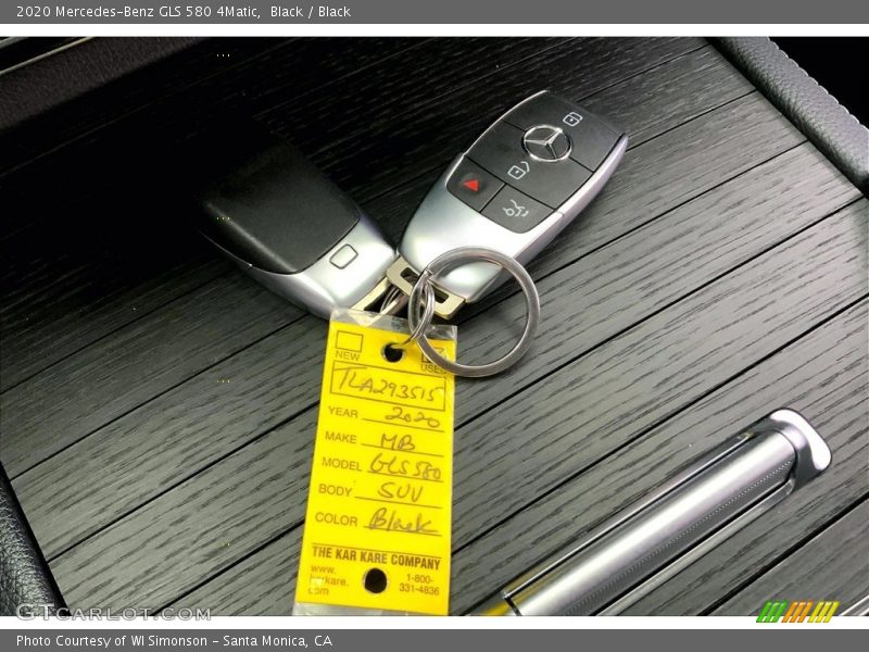 Black / Black 2020 Mercedes-Benz GLS 580 4Matic