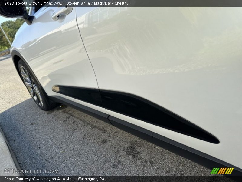 Oxygen White / Black/Dark Chestnut 2023 Toyota Crown Limited AWD
