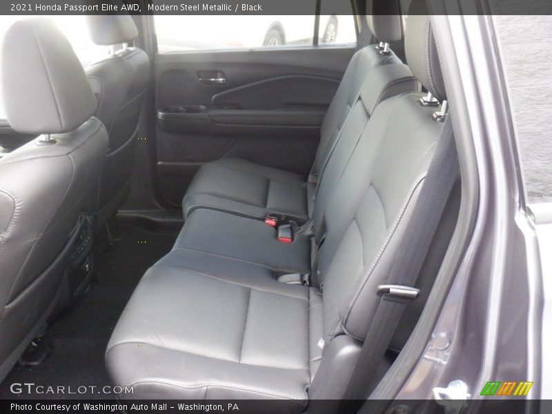 Modern Steel Metallic / Black 2021 Honda Passport Elite AWD