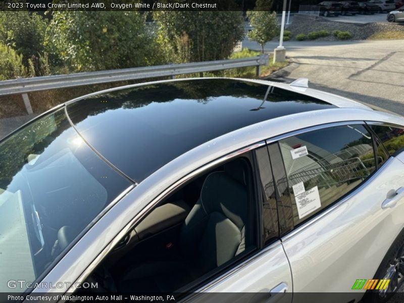Oxygen White / Black/Dark Chestnut 2023 Toyota Crown Limited AWD