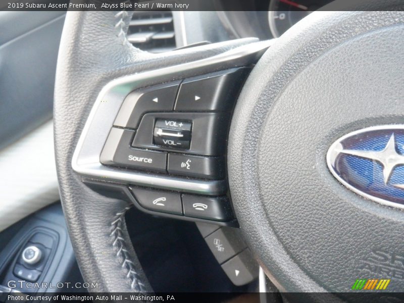 Abyss Blue Pearl / Warm Ivory 2019 Subaru Ascent Premium