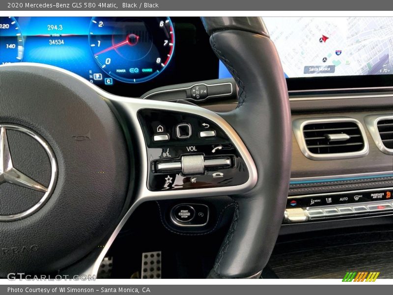 Black / Black 2020 Mercedes-Benz GLS 580 4Matic