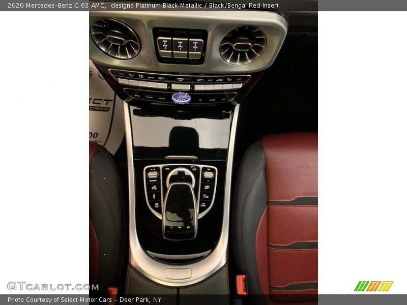 designo Platinum Black Metallic / Black/Bengal Red Insert 2020 Mercedes-Benz G 63 AMG