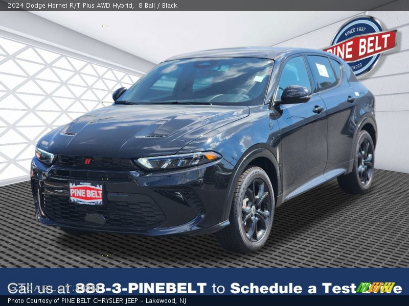 8 Ball / Black 2024 Dodge Hornet R/T Plus AWD Hybrid