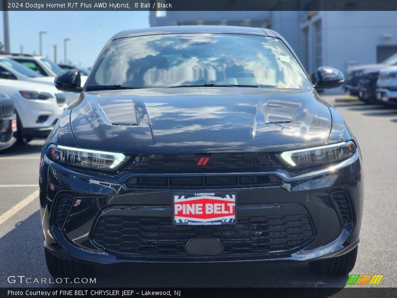 8 Ball / Black 2024 Dodge Hornet R/T Plus AWD Hybrid