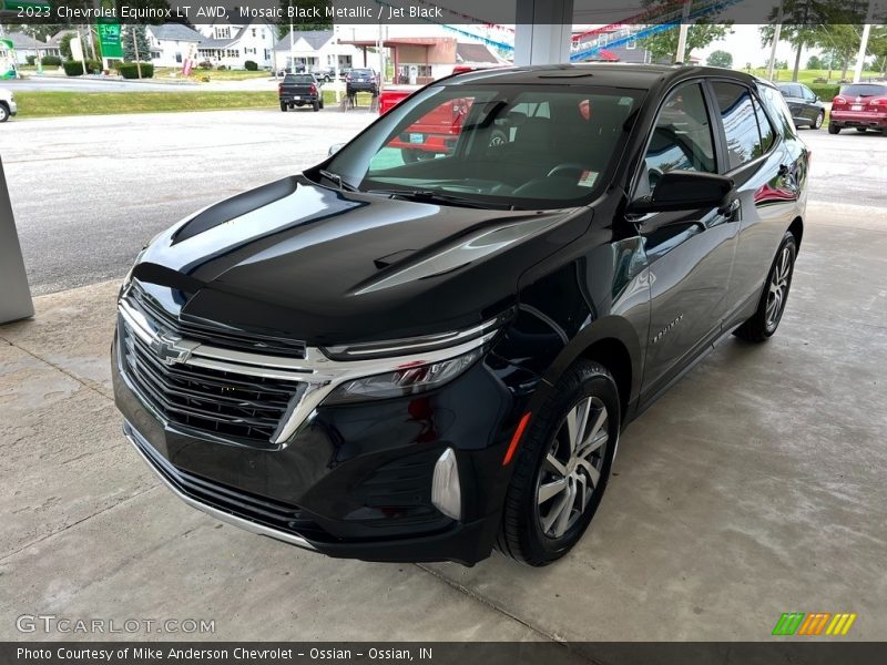 Mosaic Black Metallic / Jet Black 2023 Chevrolet Equinox LT AWD
