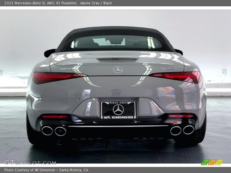 Alpine Gray / Black 2023 Mercedes-Benz SL AMG 43 Roadster