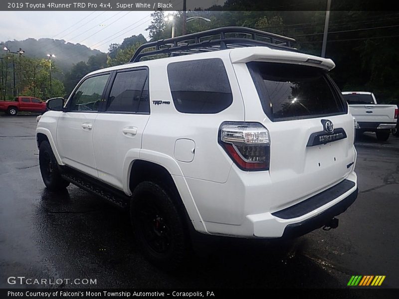 Super White / Black 2019 Toyota 4Runner TRD Pro 4x4