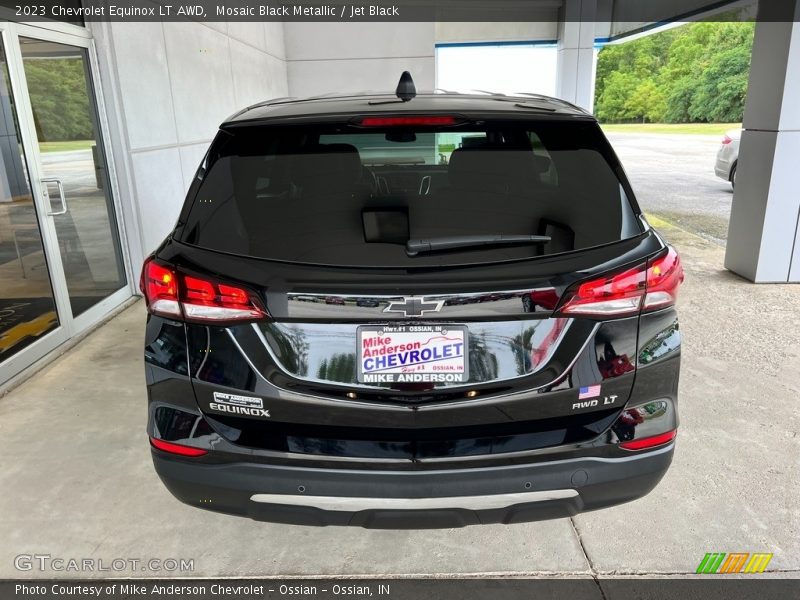 Mosaic Black Metallic / Jet Black 2023 Chevrolet Equinox LT AWD