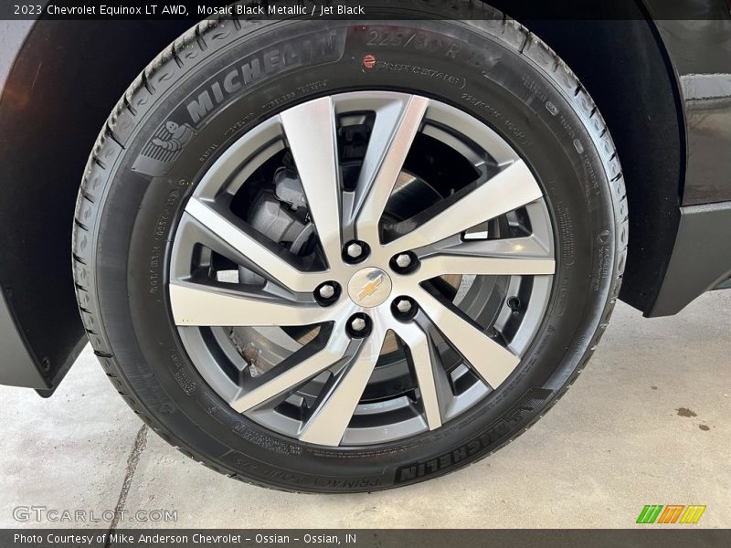 Mosaic Black Metallic / Jet Black 2023 Chevrolet Equinox LT AWD