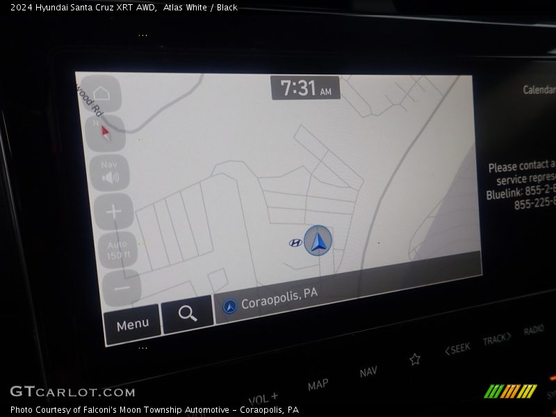 Atlas White / Black 2024 Hyundai Santa Cruz XRT AWD