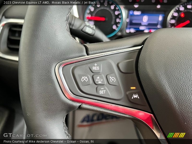 Mosaic Black Metallic / Jet Black 2023 Chevrolet Equinox LT AWD